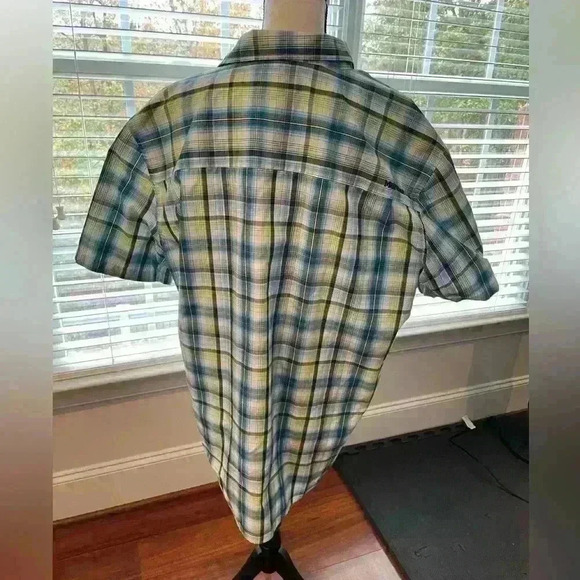 Mens Marmot Short Sleeve Plaid Button Down Size XXL - Picture 6 of 6